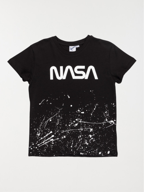Tee-shirt NASA noir garçon (XXS-M)