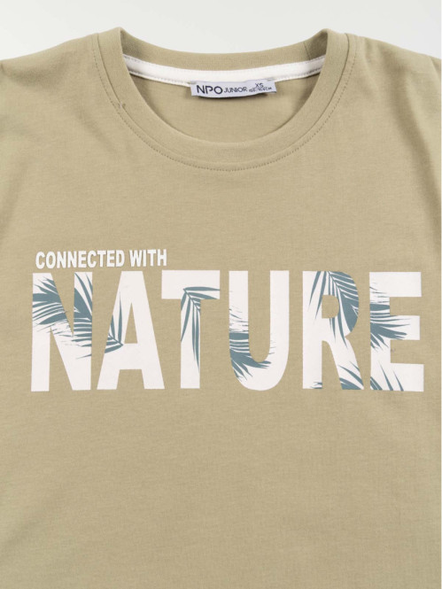 Tee-shirt nature garçon (XXS-M) Tee-shirt nature garçon (XXS-M)