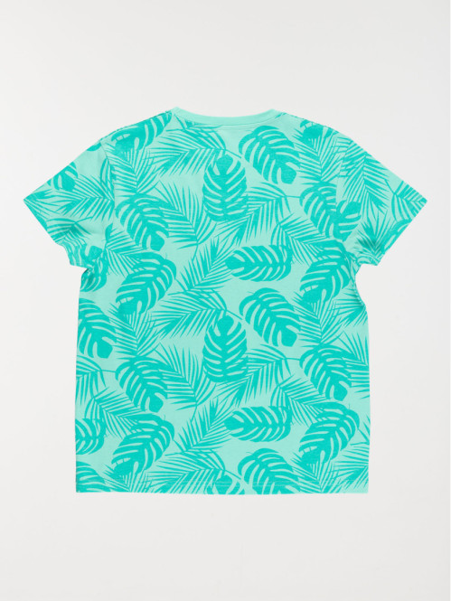 T-shirt feuille tropicale garçon (XXS-M)