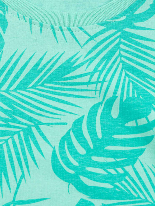 T-shirt feuille tropicale garçon (XXS-M)