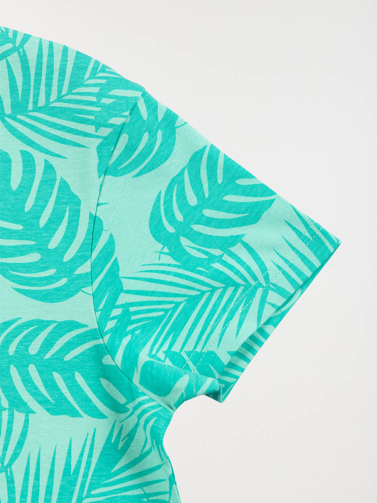 T-shirt feuille tropicale garçon (XXS-M)