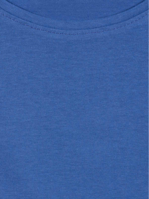 T-shirt cobalt blue fille...