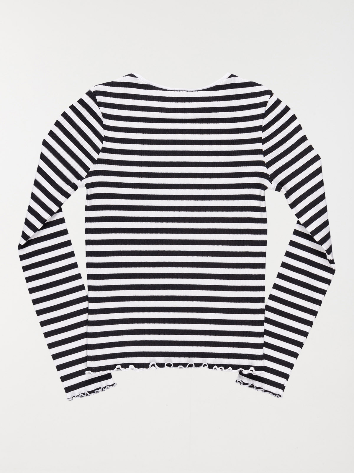 T-shirt côtelé rayé fille (XXS-M) T-shirt côtelé rayé fille (XXS-M)