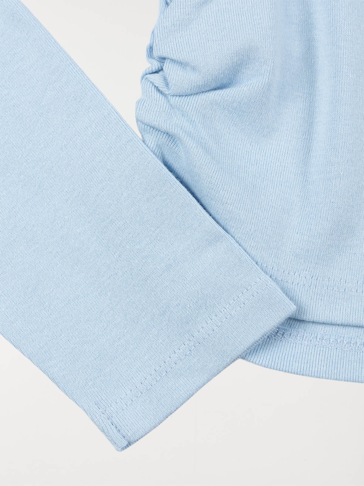 T-shirt polo bleu pâle fille (XXS-M)