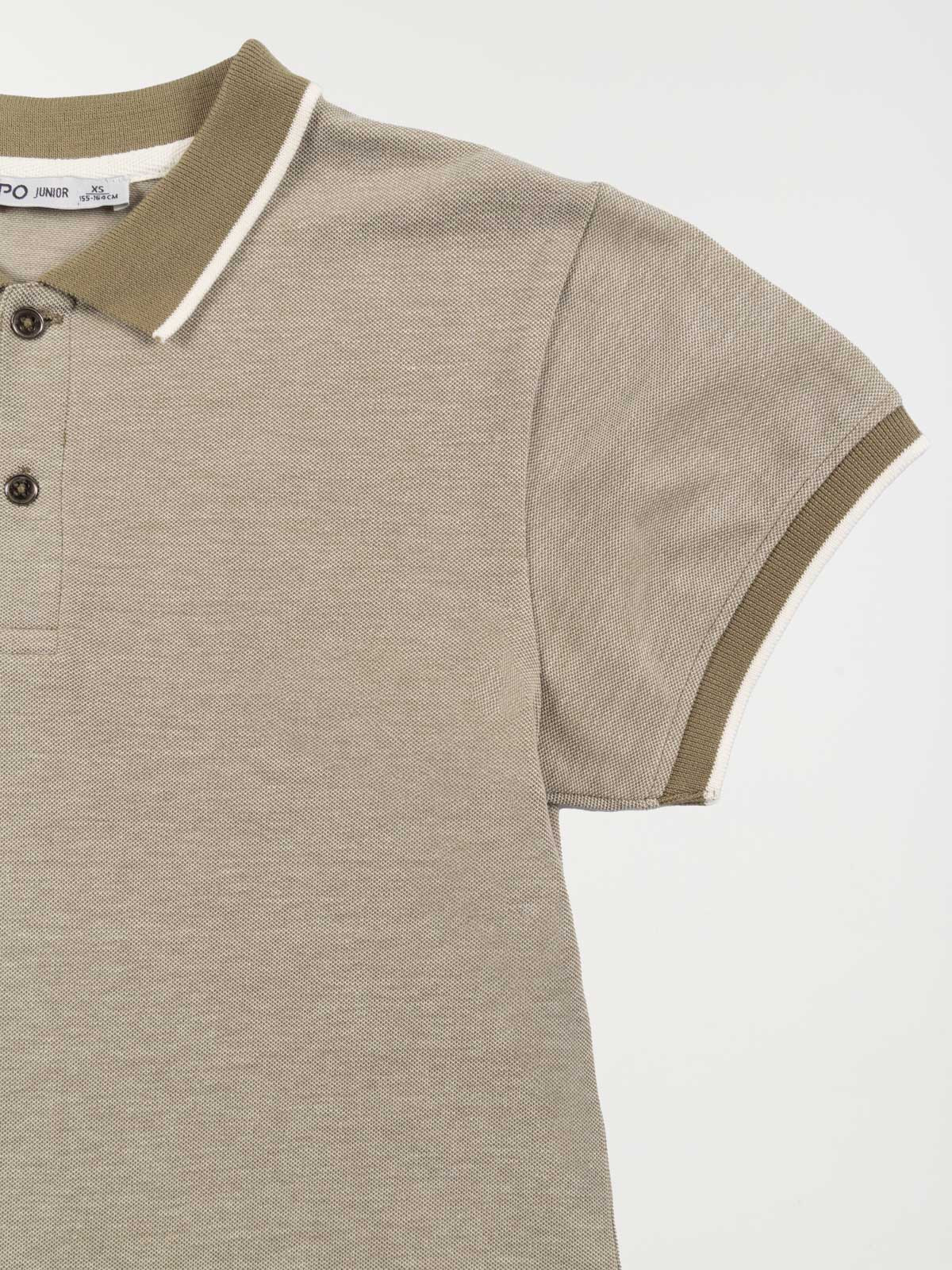 Polo vert sauge garçon (XXS-M) Polo vert sauge garçon (XXS-M)