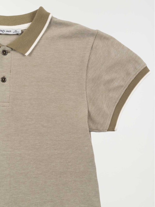 Polo vert sauge garçon (XXS-M) Polo vert sauge garçon (XXS-M)