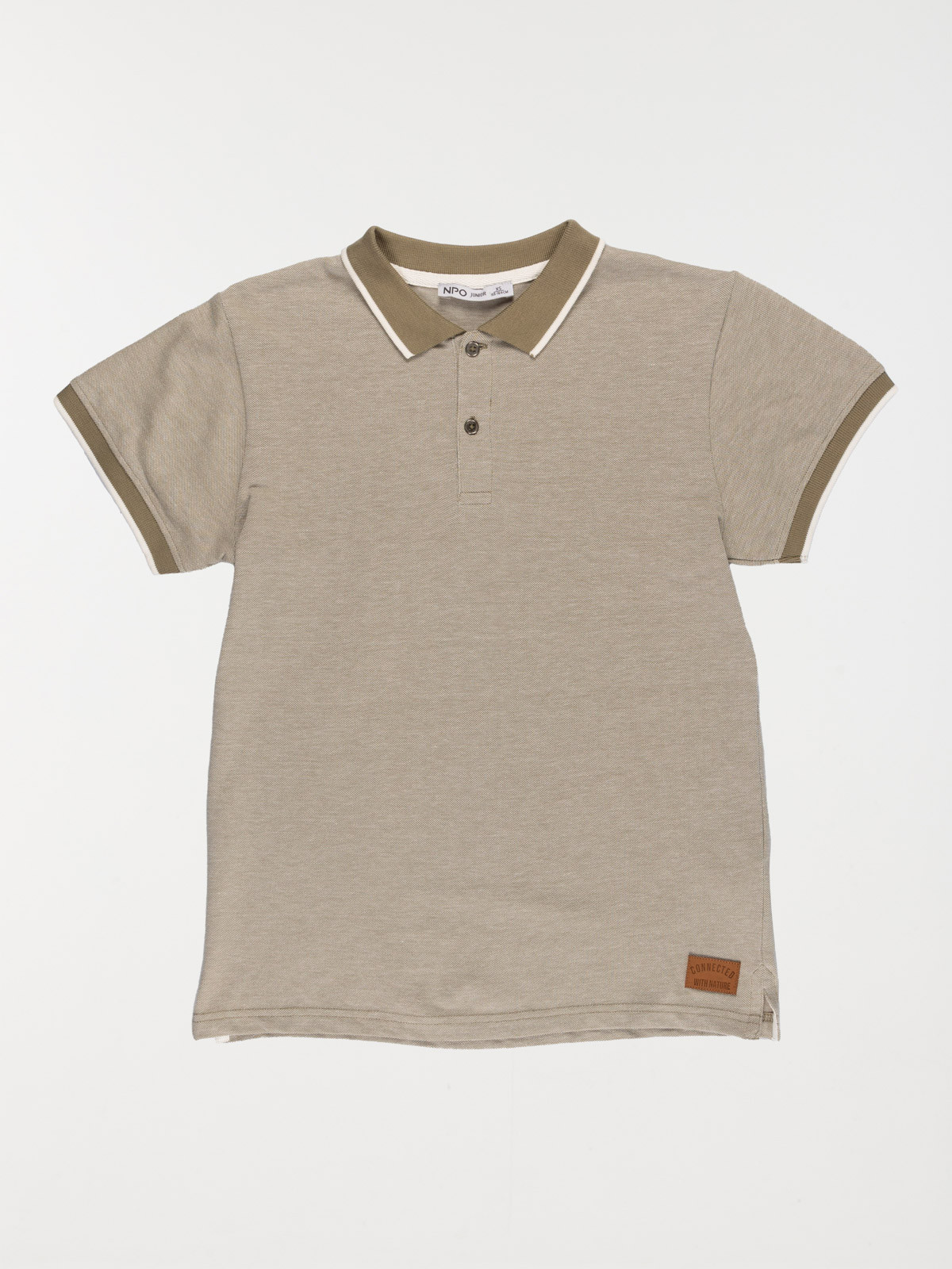Polo vert sauge garçon (XXS-M)