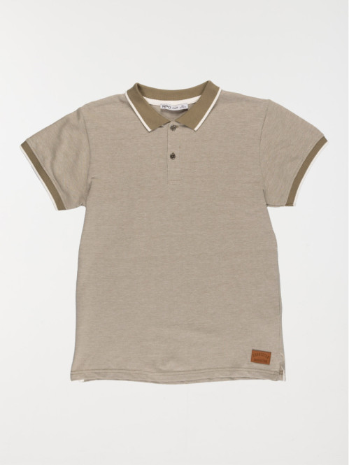 Polo vert sauge garçon (XXS-M)