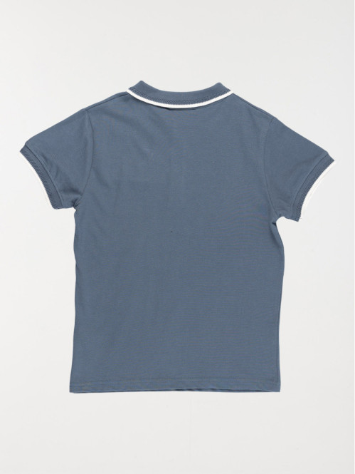 Polo indigo garçon (XXS-M)