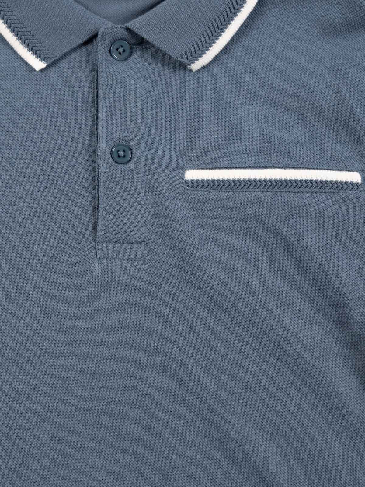 Polo indigo garçon (XXS-M)