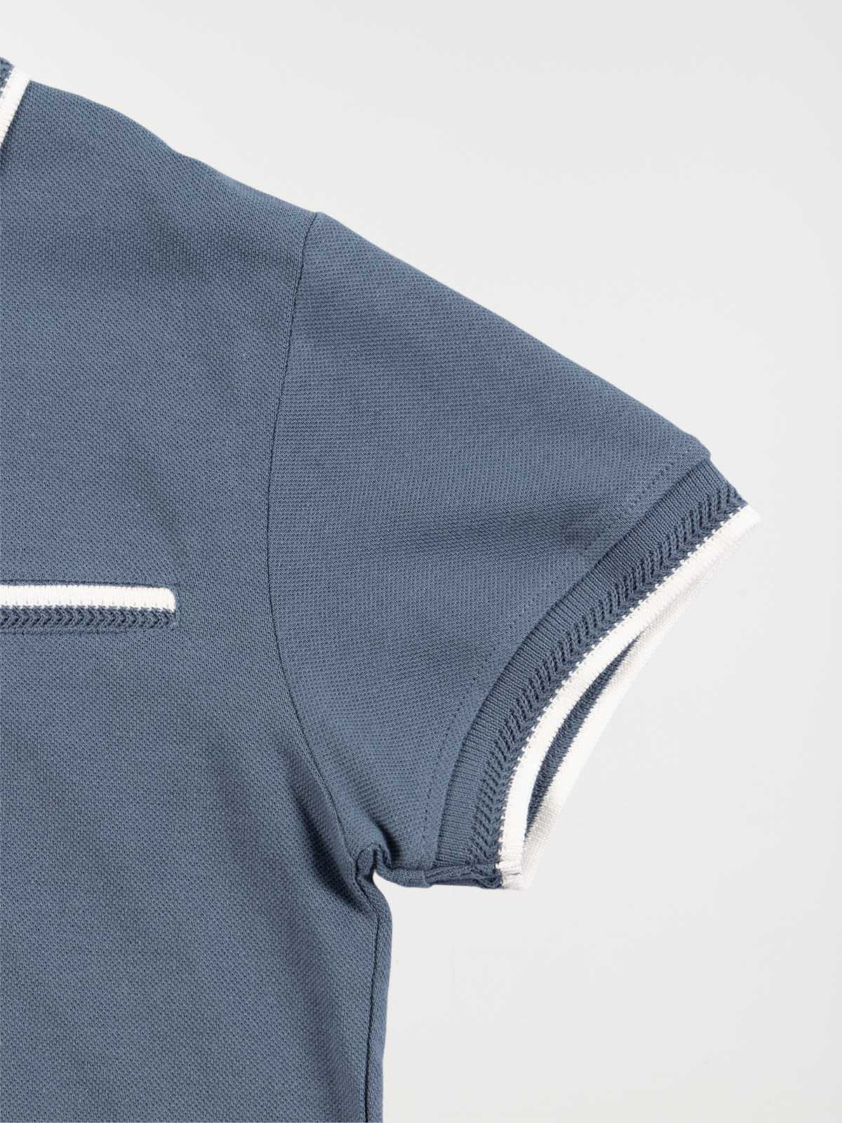 Polo indigo garçon (XXS-M)