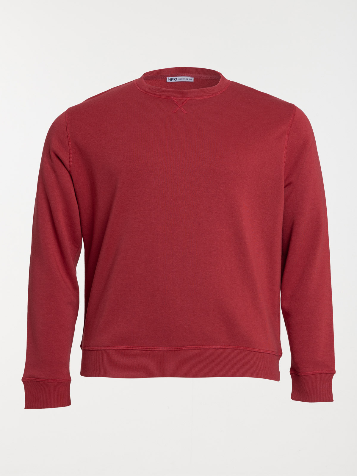 Sweat terracotta grande taille homme
