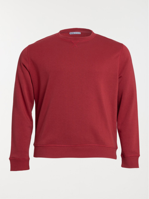 Sweat terracotta grande taille homme