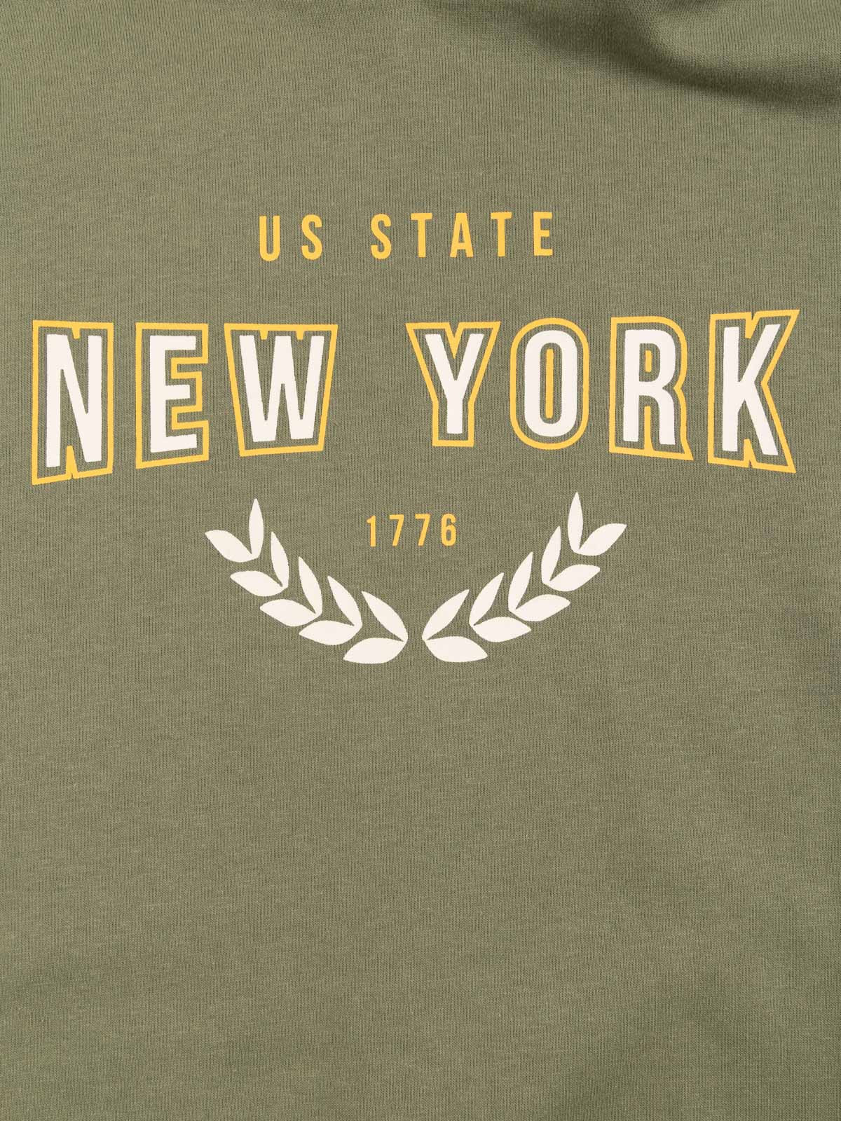 Sweat capuche New-York fille (XXS-M)