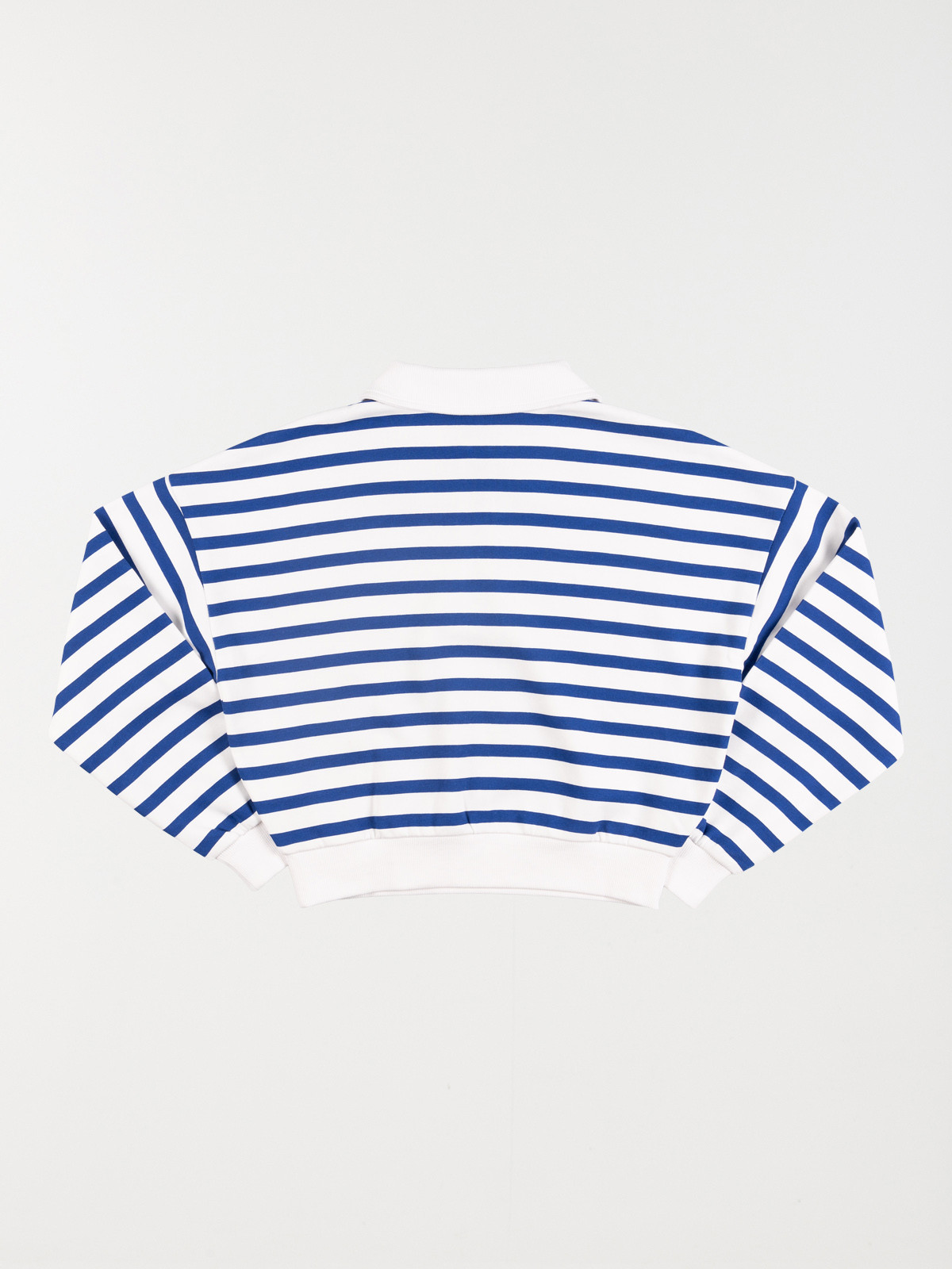 Sweat rayé col polo fille (XXS-M)