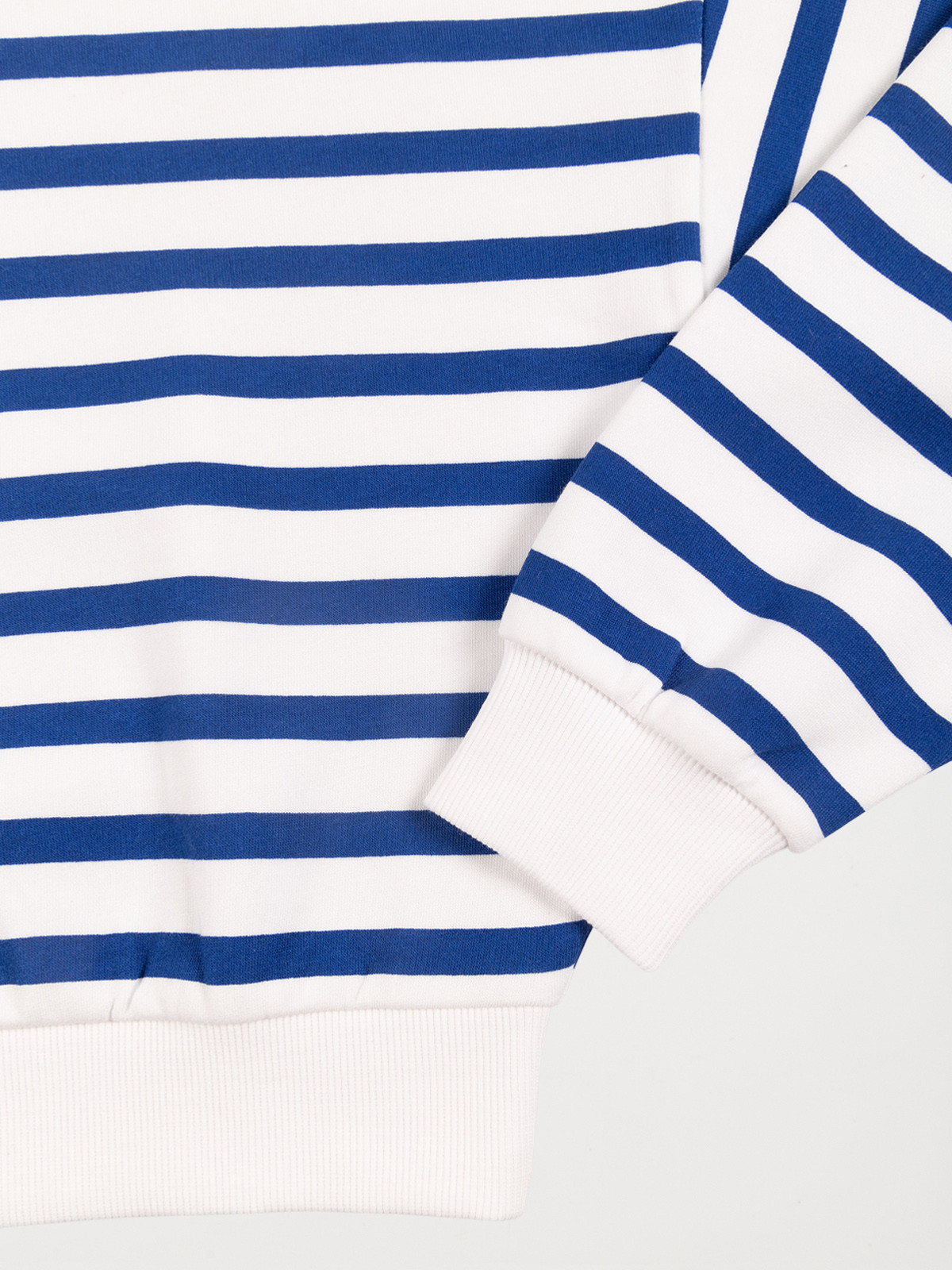 Sweat rayé col polo fille (XXS-M)