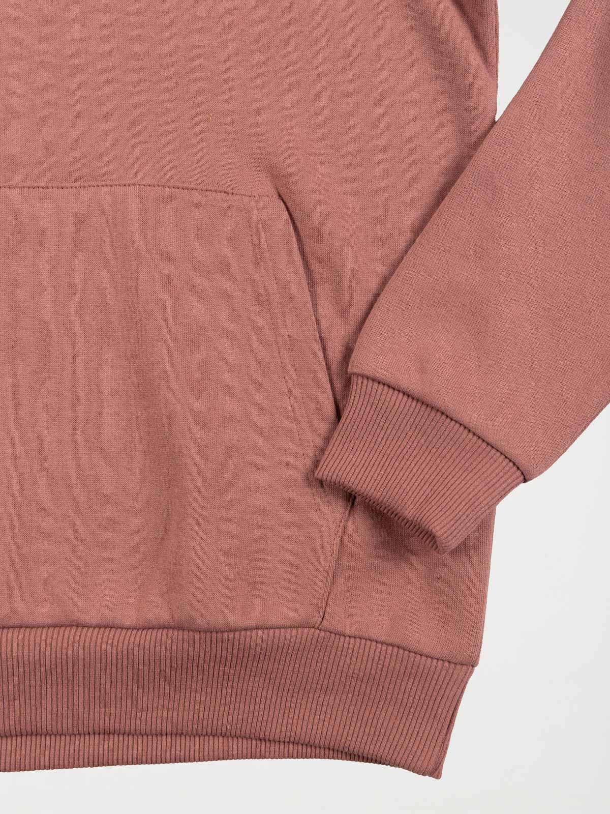 Sweat capuche garçon vieux rose (XXS-M) Sweat capuche garçon vieux rose (XXS-M)