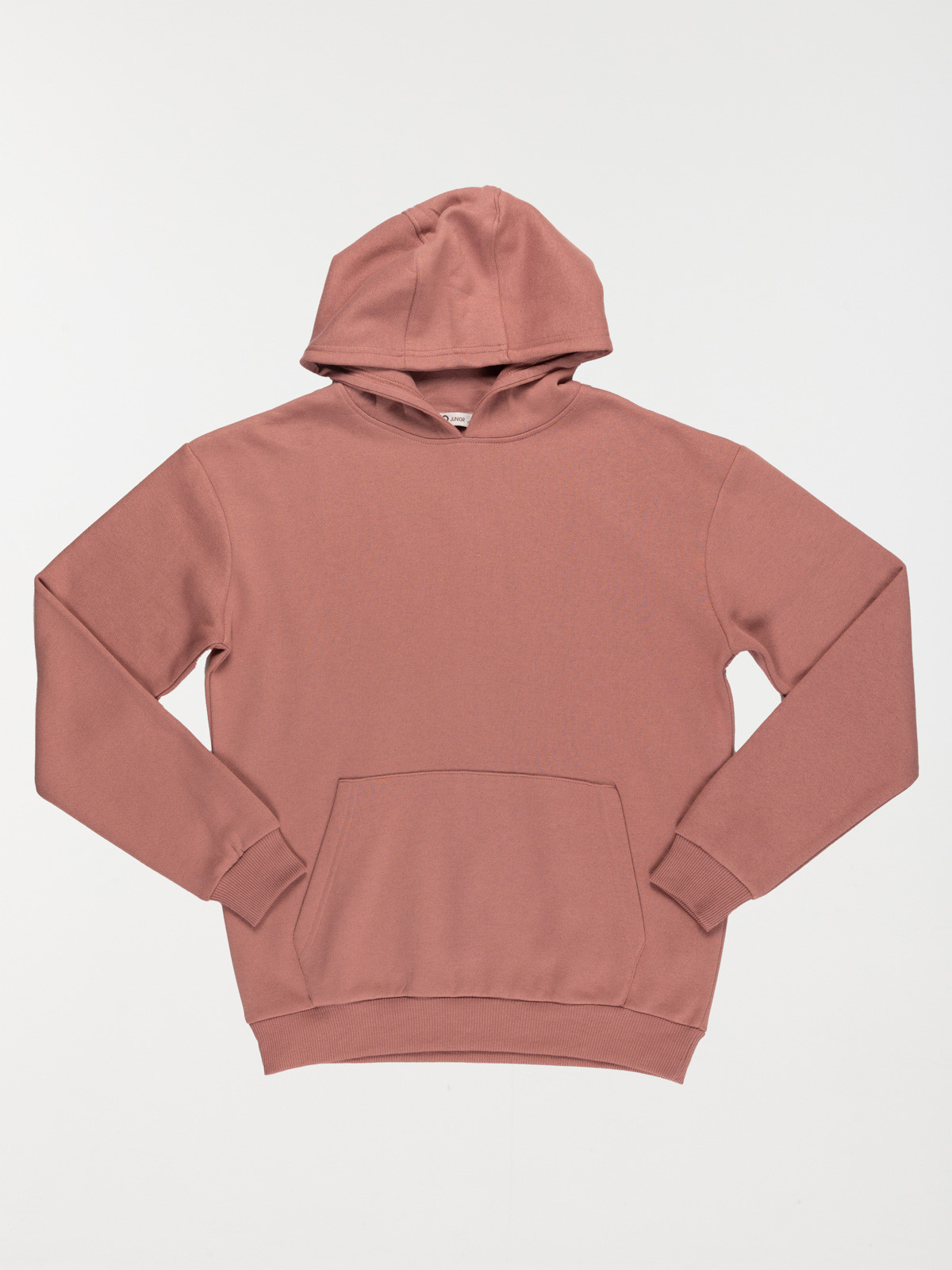 Sweat capuche garçon vieux rose (XXS-M)