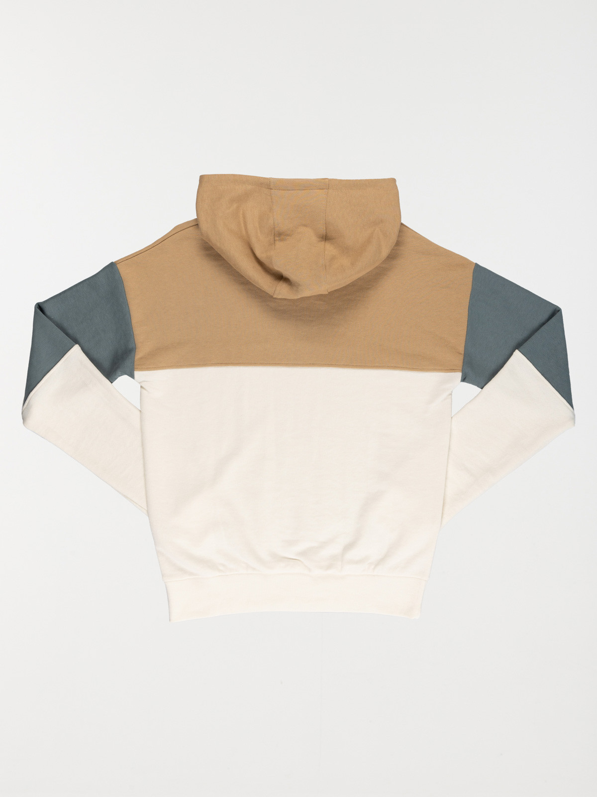 Sweat tricolore à capuche garçon (XXS-M)