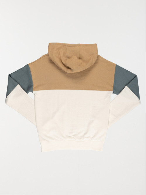 Sweat tricolore à capuche garçon (XXS-M)