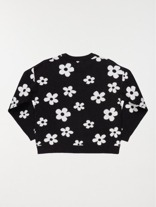 Pull fleuri fille (XXS-M)