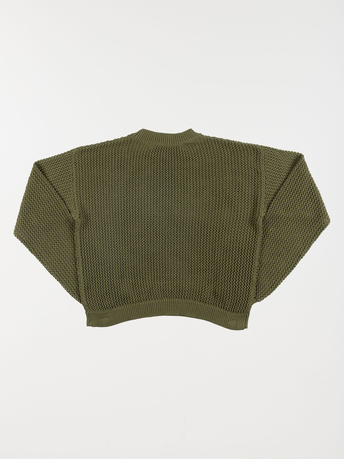 Pull ajouré lichen green fille (XXS-M) Pull ajouré lichen green fille (XXS-M)