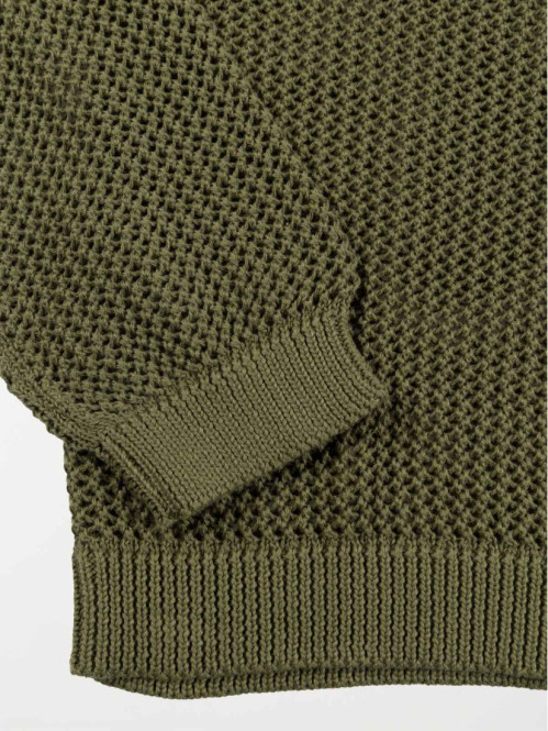 Pull ajouré lichen green fille (XXS-M) Pull ajouré lichen green fille (XXS-M)