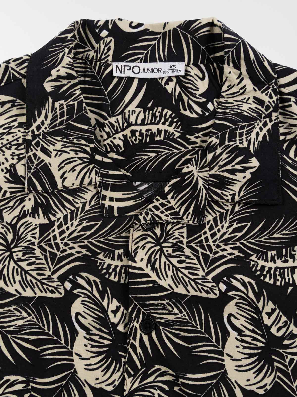 Chemisette feuillage garçon (XXS-M)