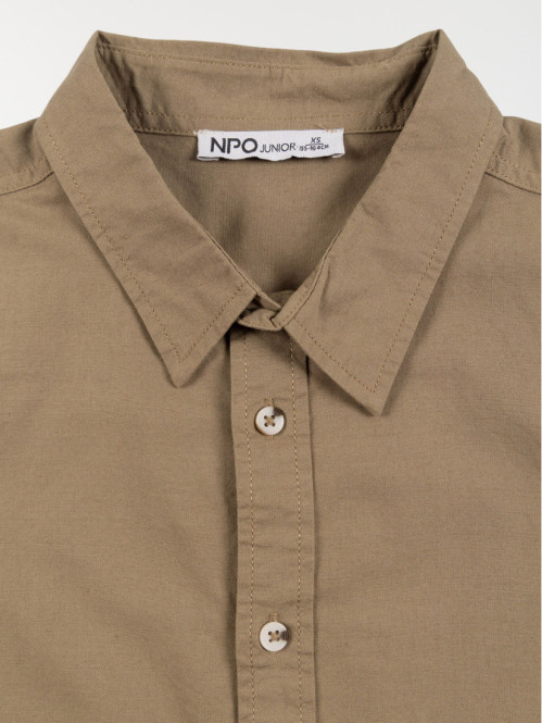 Chemise vert sauge garçon (XXS-M)