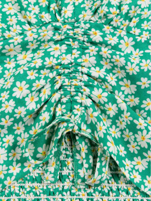 Blouse fleurie fille (XXS-M) Blouse fleurie fille (XXS-M)