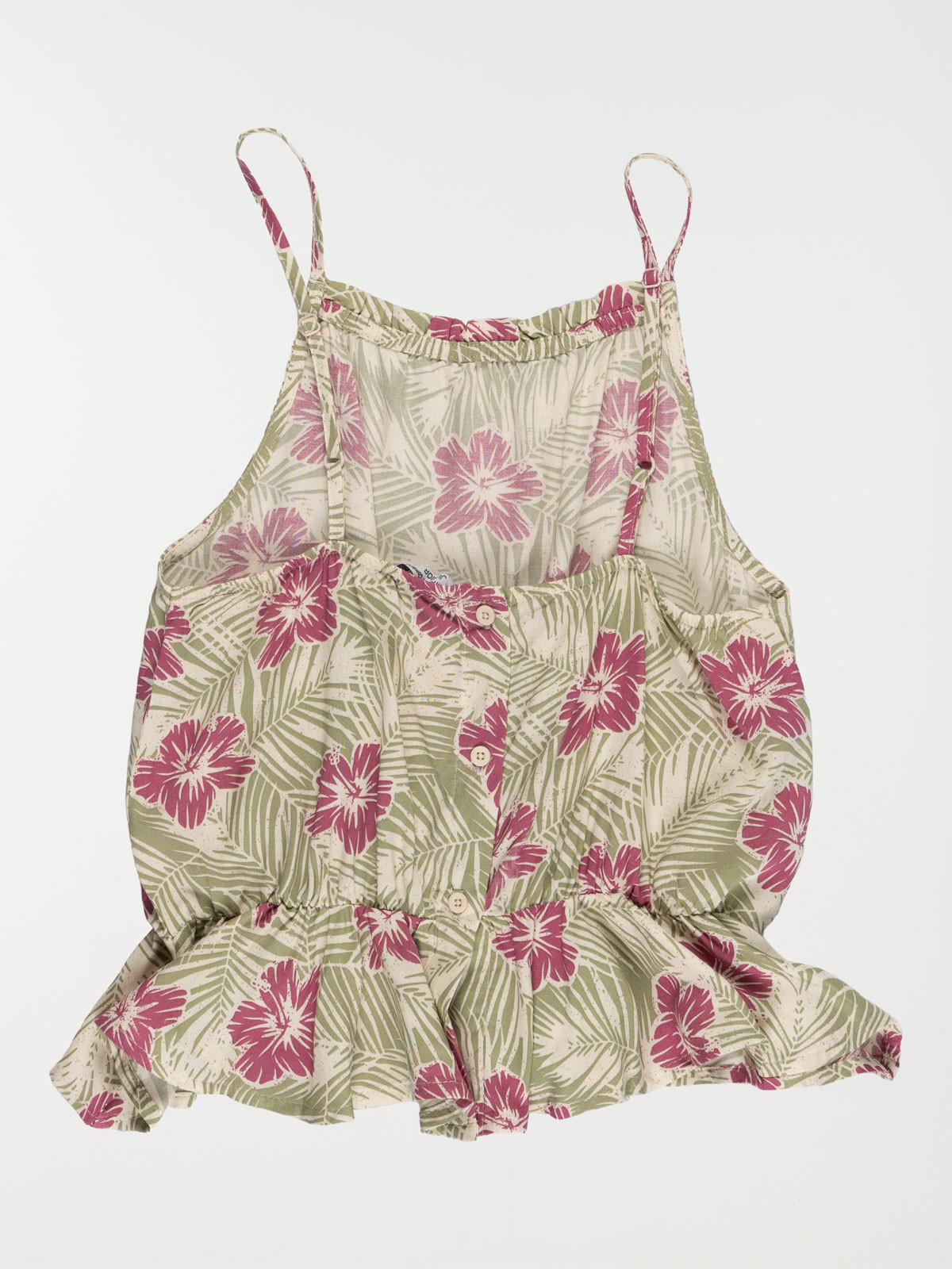 Blouse imprimée bretelles fille (XXS-M) Blouse imprimée bretelles fille (XXS-M)