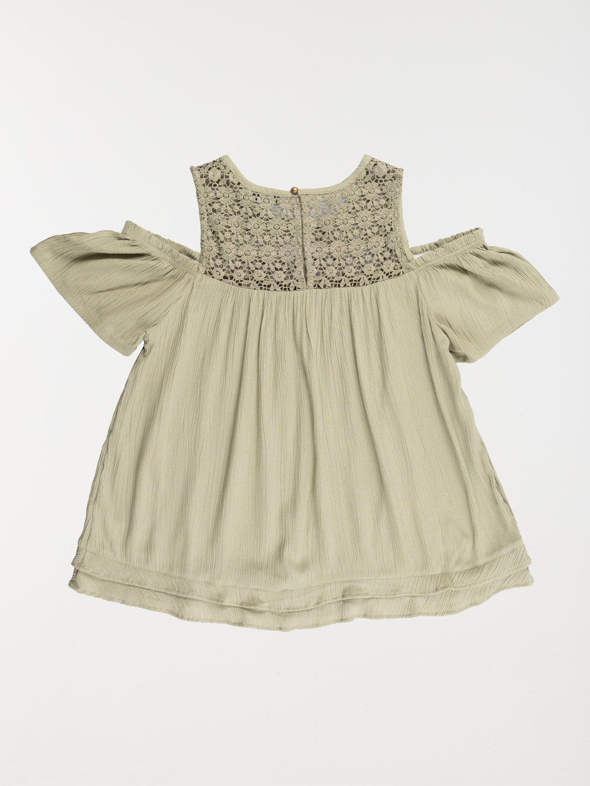 Blouse kaki clair fille (XXS-M)