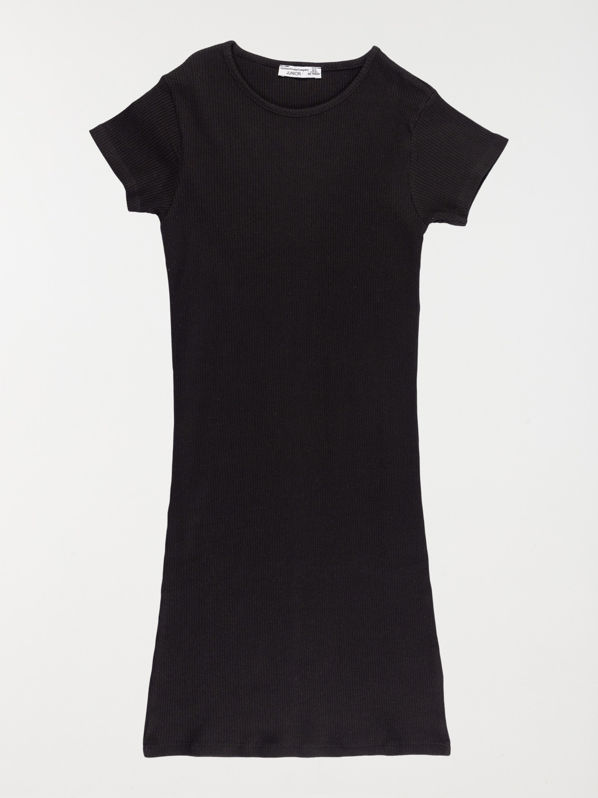 Robe noire côtelée fille (XXS-M)
