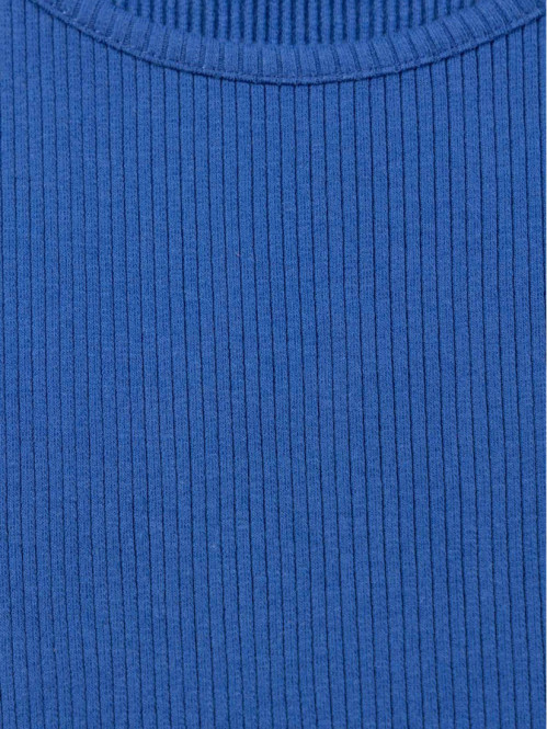 Robe cobalt blue côtelée...