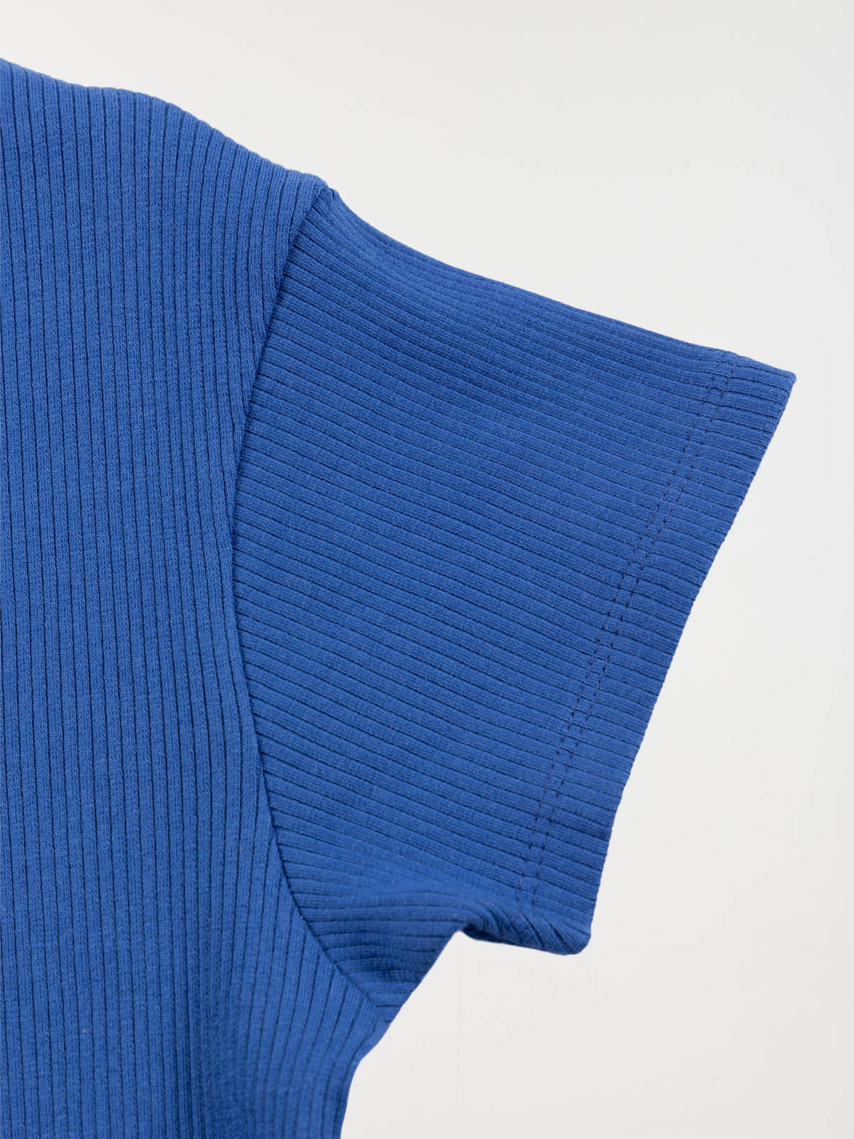 Robe cobalt blue côtelée fille (XXS-M)