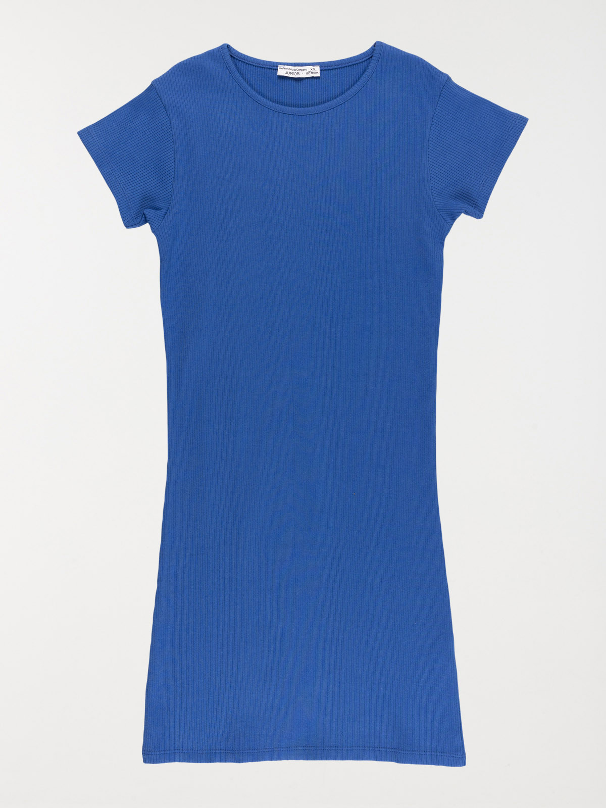 Robe cobalt blue côtelée fille (XXS-M)