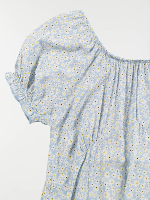 Robe imprimé fleuri fille (XXS-M) Robe imprimé fleuri fille (XXS-M)