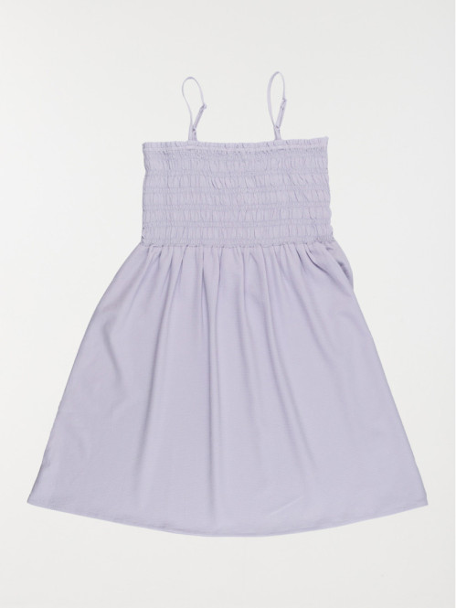 Robe smockée lilas fille (XXS-M)