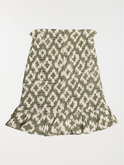 Jupe imprimée fille vert...