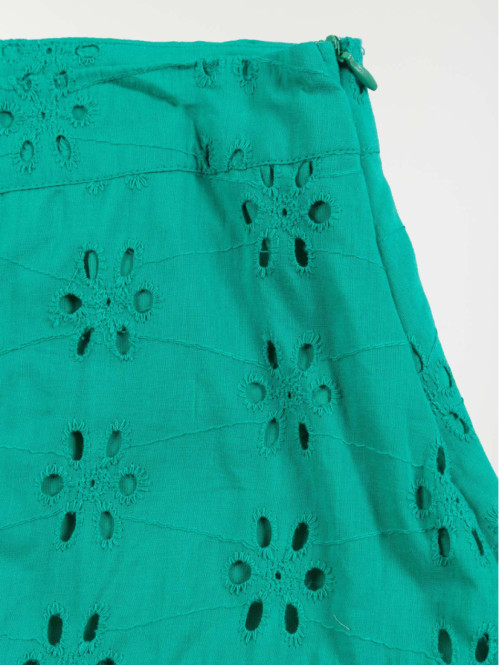 Jupe broderie anglaise...