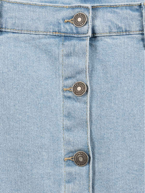 Jupe en jean boutonnée...