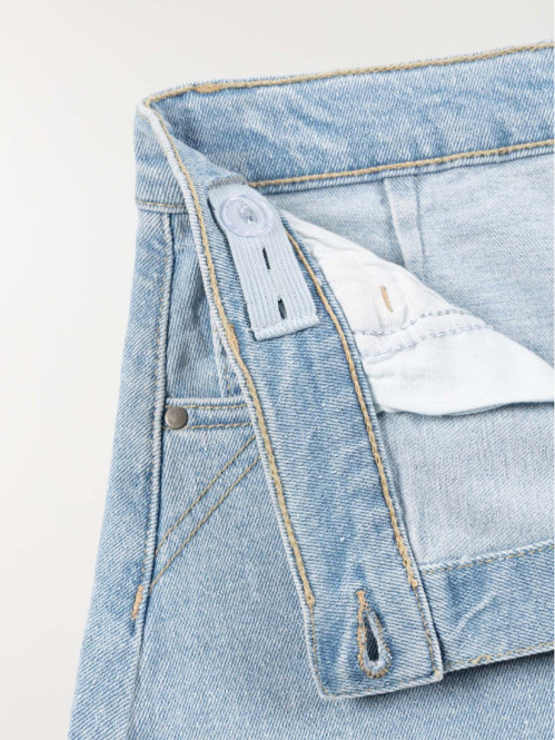 Jupe en jean boutonnée...