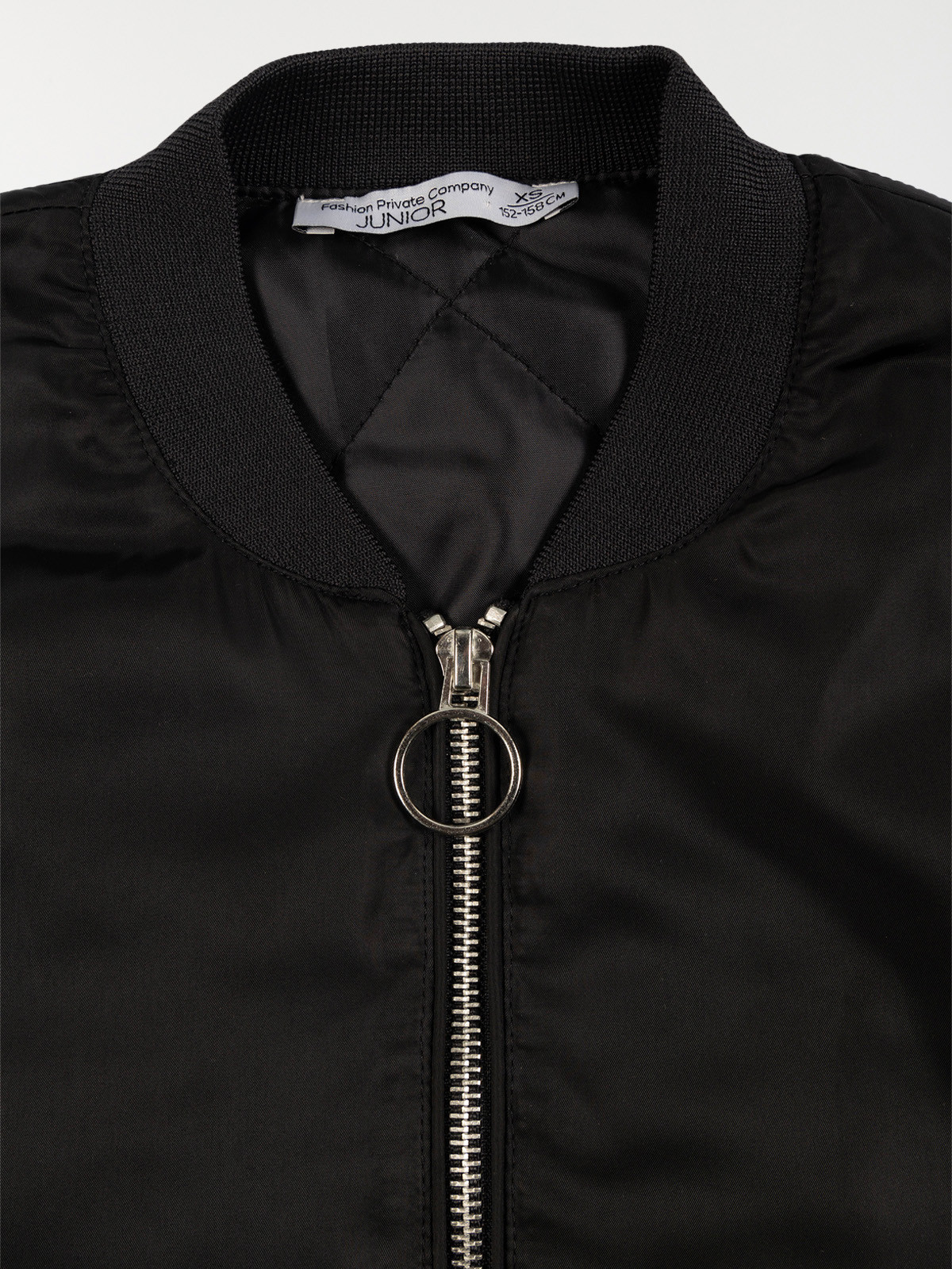 Blouson bombers noir fille (XXS-M) Blouson bombers noir fille (XXS-M)