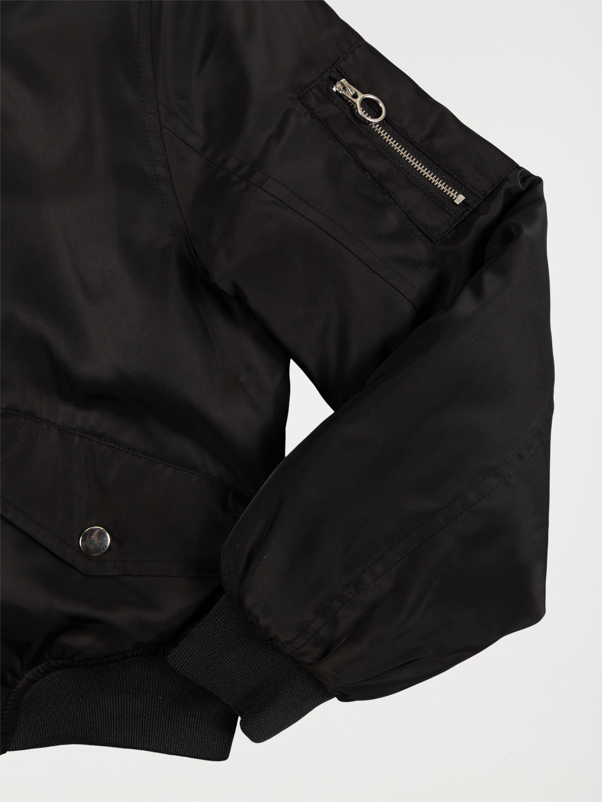 Blouson bombers noir fille (XXS-M) Blouson bombers noir fille (XXS-M)