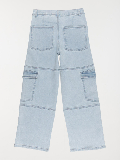 Jean cargo bleached fille...