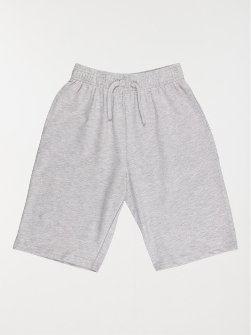 Bermuda gris chiné garçon (XXS-M)