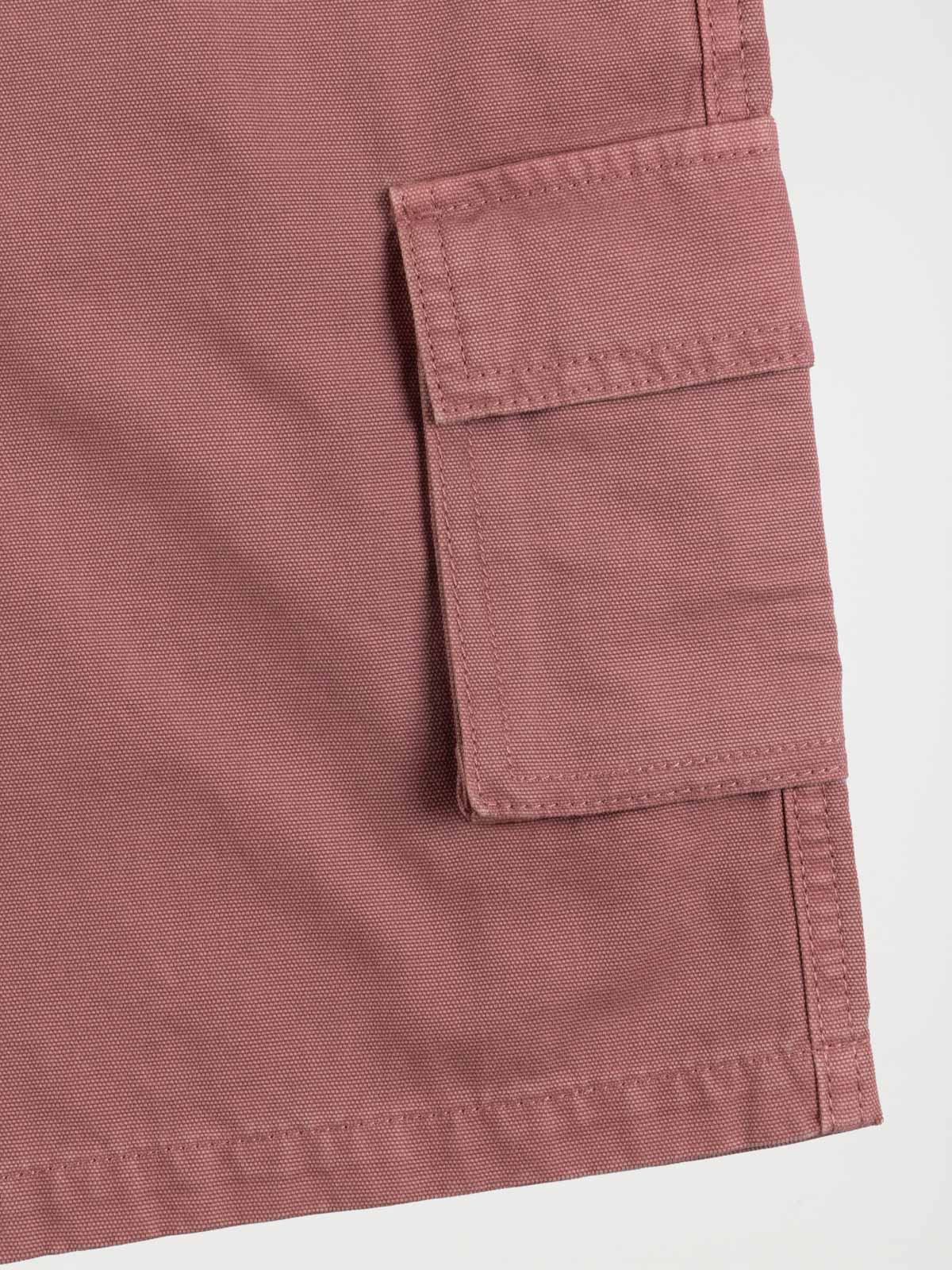 Bermuda cargo garçon vieux rose (XXS-M)