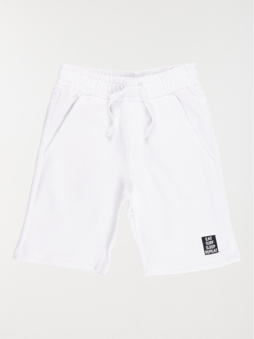 Bermuda blanc garçon (XXS-M)