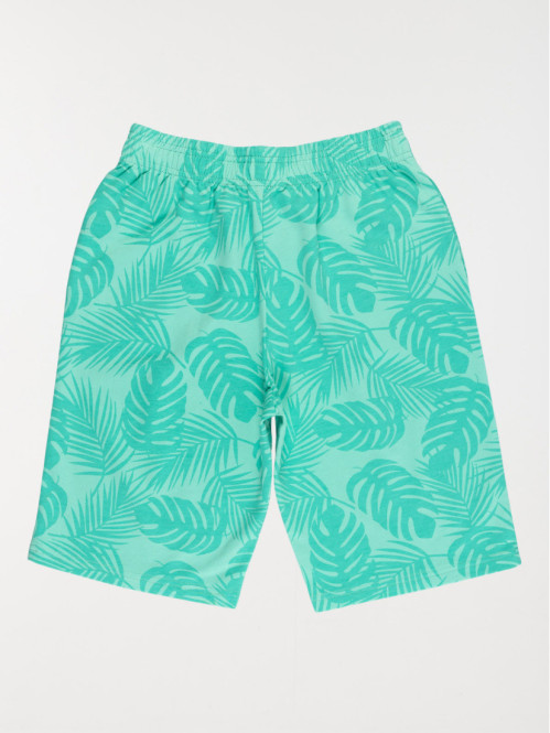 Bermuda motif feuillage garçon (XXS-M)