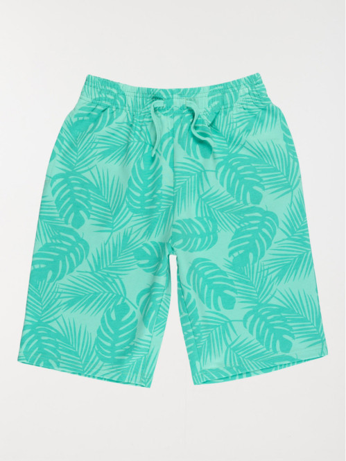 Bermuda motif feuillage garçon (XXS-M)